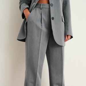 Heavy High Waist Suit Pants